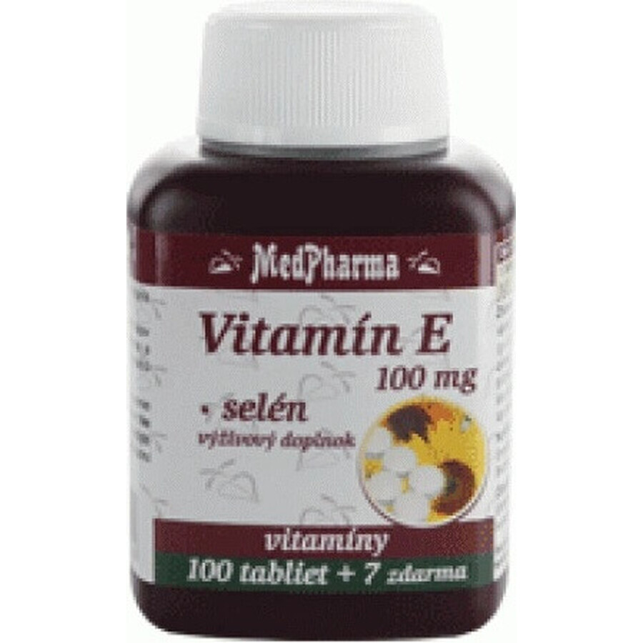 MedPharma VITAMINE E 100 1×107 cps, voedingssupplement