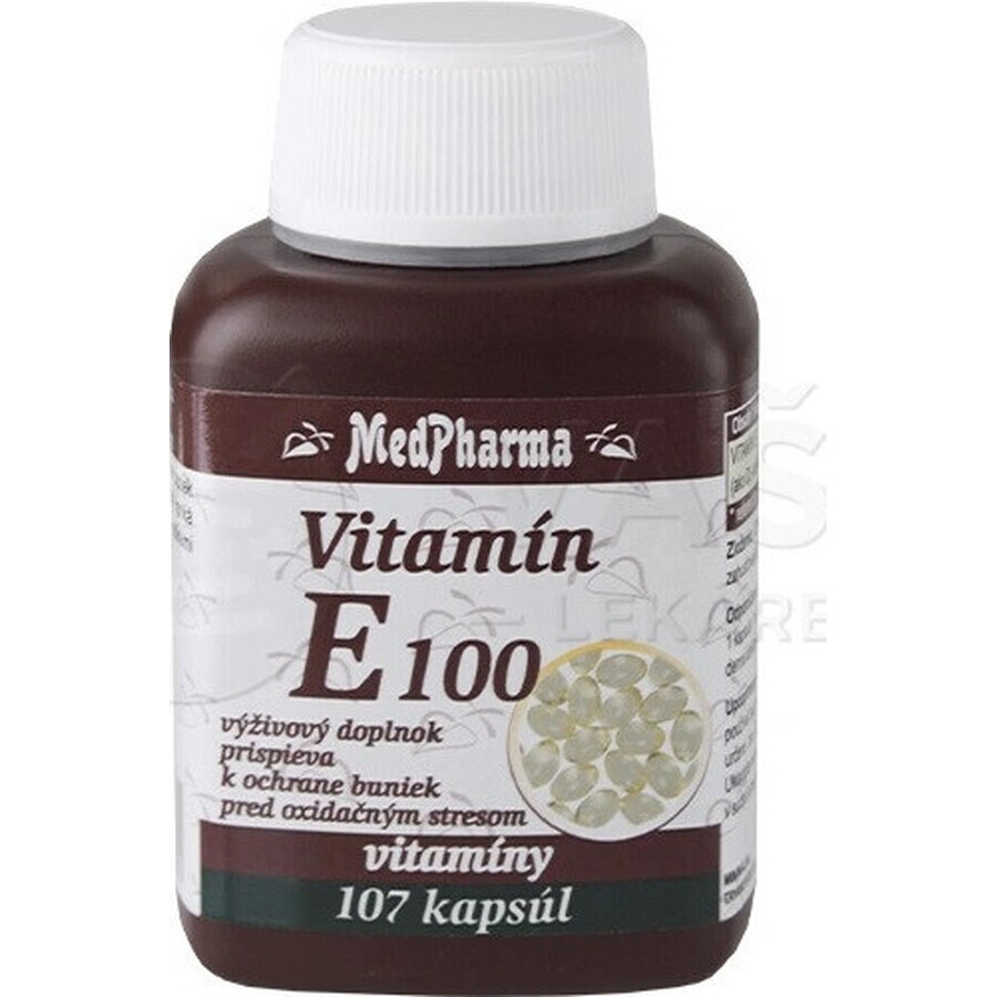 MedPharma VITAMINE E 100 1×107 cps, voedingssupplement