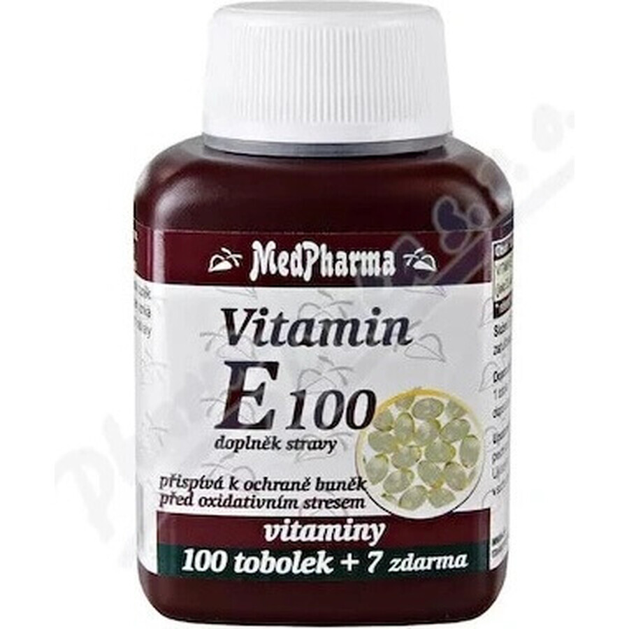 MedPharma VITAMINE E 100 1×107 cps, voedingssupplement