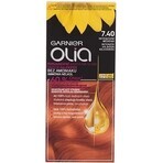 Garnier Olia Permanente Haarfarbe 7.40 Intensives Kupfer 1×1 Set, permanente Haarfarbe