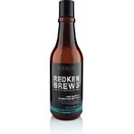 Redken Men's Invigorating Mint Hair Champú Brebajes 1×300 ml, champú