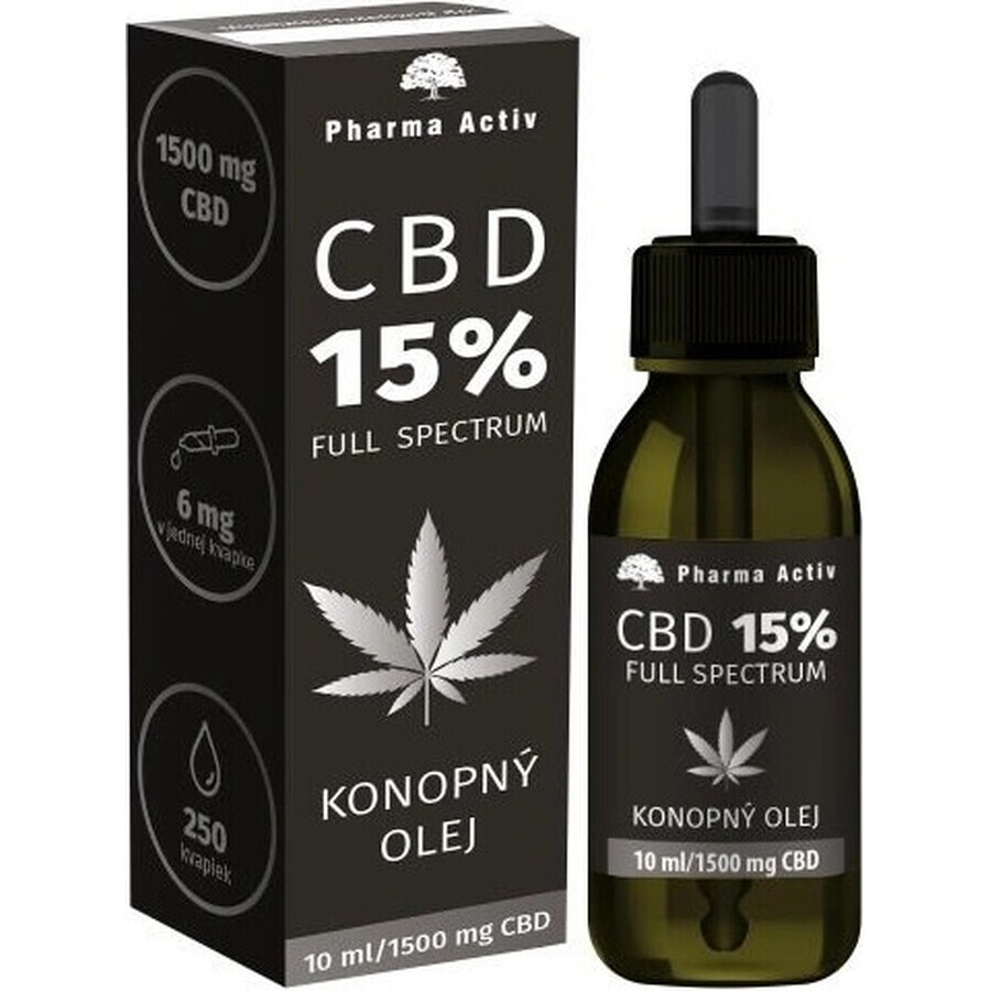 Pharma Activ CBD 15% full spectrum hemp oil 1×10 ml, hemp oil