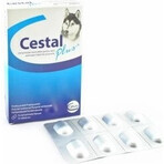 Cestal Plus comprimés à croquer pour chiens 1×8 tbl, comprimés antiparasitaires aromatisés pour chiens