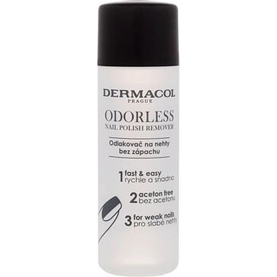 Dermacol Rimuovi smalto inodore 1×120 ml, Rimuovi smalto per unghie