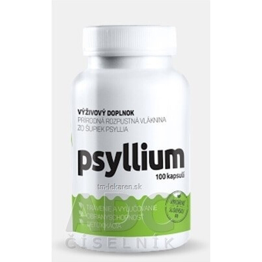 Top Green Psyllium Psyllium 1×100 cps, complemento alimenticio