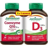 JAMIESON COENZYM Q10 60 MG+SELENIUM+B1 1×60 cps, Koenzym