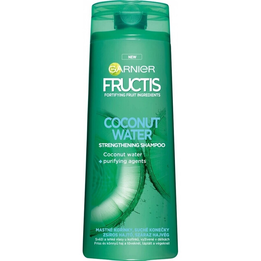 GARNIER GARNIER FRUCTIS AGUA DE COCONA champú 1×250ml, champú para el cabello