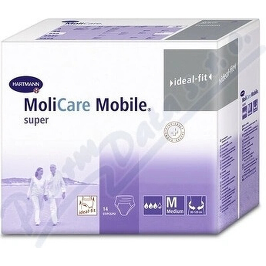 MoliCare MOBILE Super M (Medium) 1×14 pcs, baby diapers