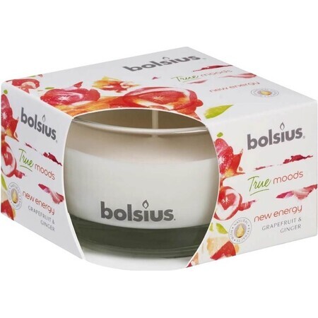 Bolsius Aromatic 2.0 Glass Bottle 80x50mm New energy, scented candle 1×1 pc, scented candle