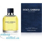 Dolce&Gabbana Pour Homme 2012 Edt 75ml 1×75 ml, Eau de Toilette