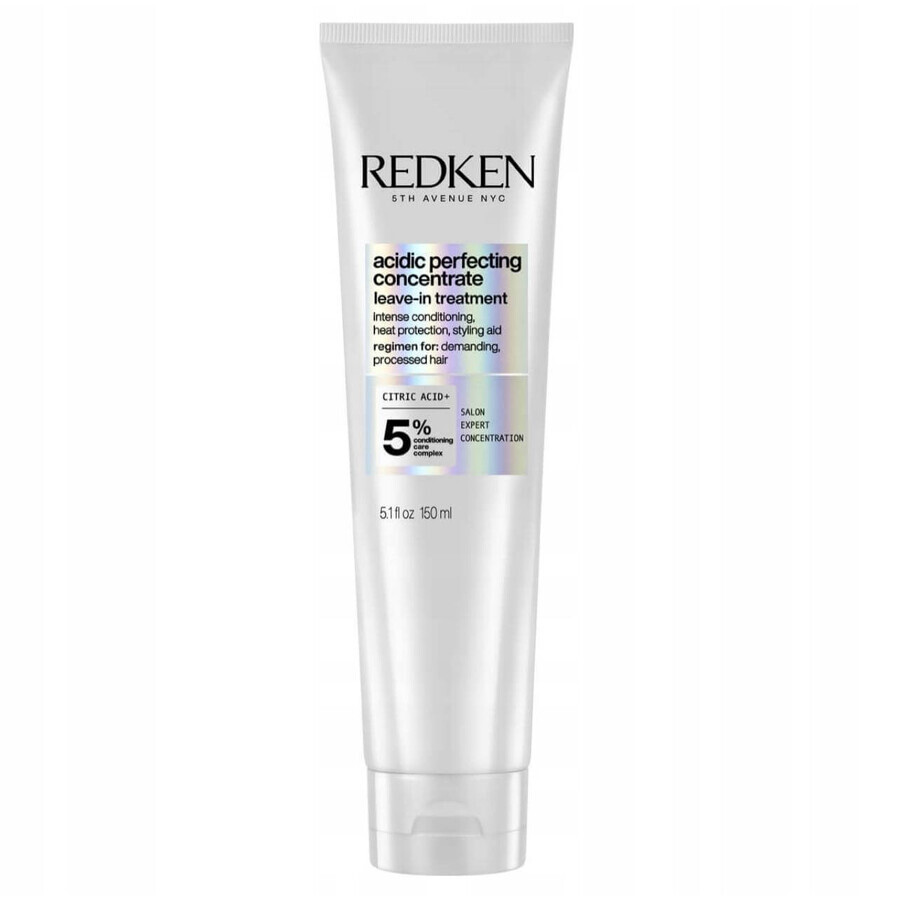 Redken Spülungsfreie Haarstärkungspflege ACIDIC ACIDIC Perfecting Concentrate 1×150 ml, Haarpflege