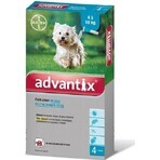 Advantix Spot-on für Hunde von 4 bis 10 kg (4 Pipetten) 4x1 ml