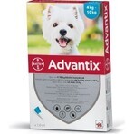 Advantix Spot-on für Hunde von 4 bis 10 kg (4 Pipetten) 4x1 ml