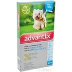 Advantix Spot-on für Hunde von 4 bis 10 kg (4 Pipetten) 4x1 ml