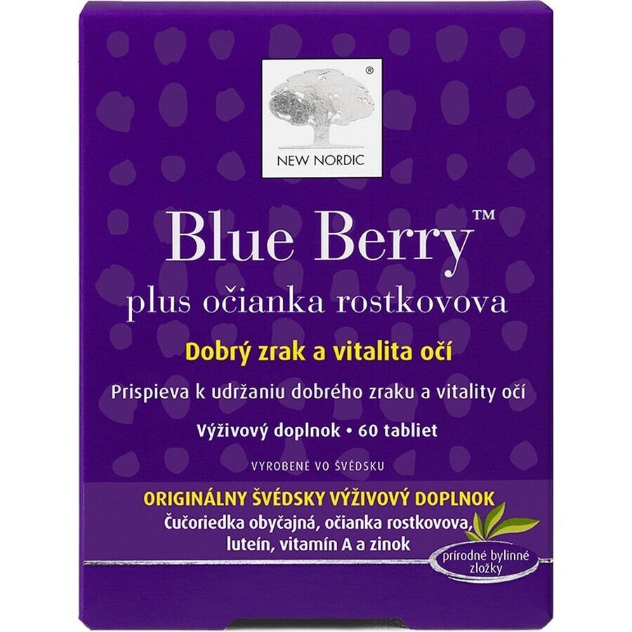 NEW NORDIC Blue Berry 1×60 tbl, Nahrungsergänzungsmittel