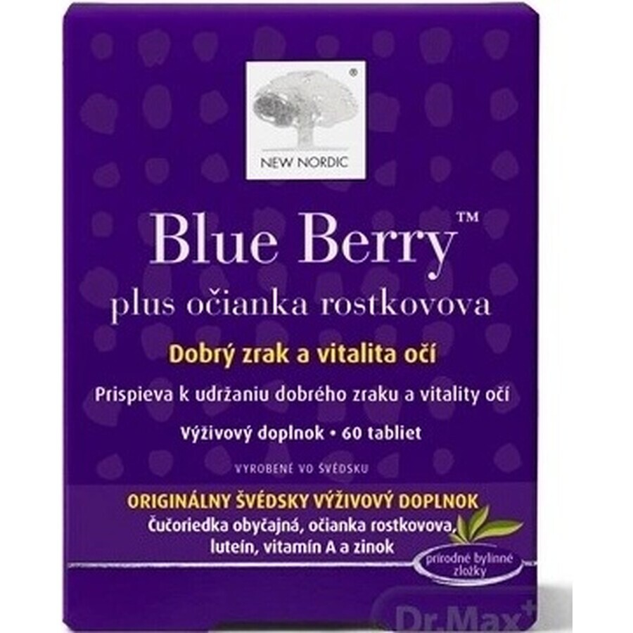 NEW NORDIC Blue Berry 1×60 tbl, Nahrungsergänzungsmittel