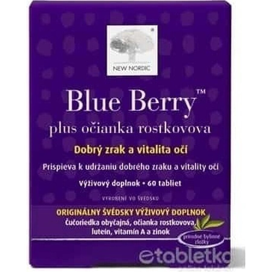 NEW NORDIC Blue Berry 1×60 tbl, Nahrungsergänzungsmittel