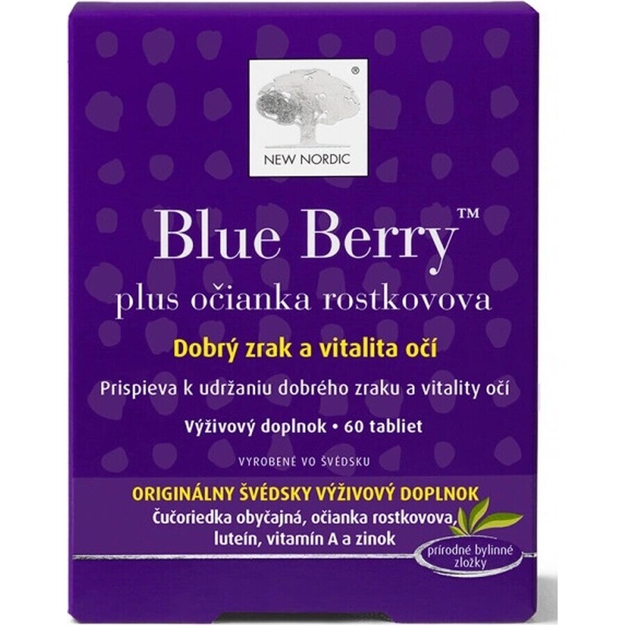 NEW NORDIC Blue Berry 1×60 tbl, Nahrungsergänzungsmittel