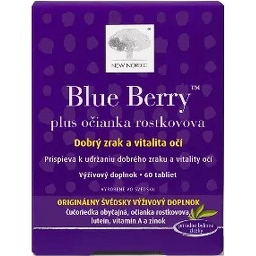 NEW NORDIC Blue Berry 1×60 tbl, Nahrungsergänzungsmittel