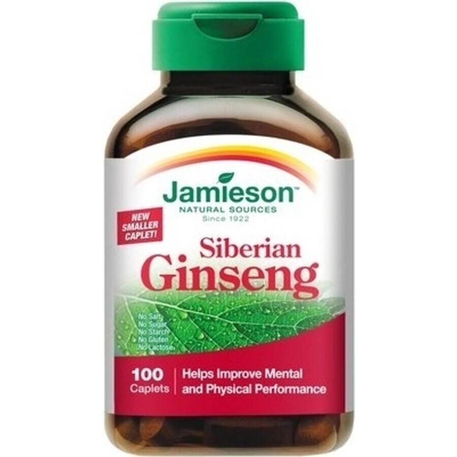 JAMIESON Ginseng siberian 650 mg 1×100 tbl, ginseng