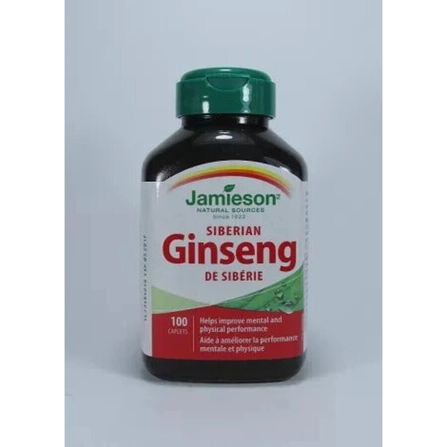 JAMIESON Ginseng siberian 650 mg 1×100 tbl, ginseng