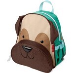 SKIP HOP Zoo Rucksack mit Sicherheitsleine Puggle 1+ 1×1 Stück, Rucksack