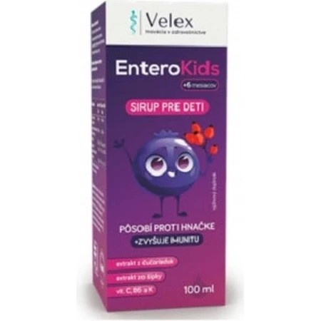 EnteroKids sciroppo per bambini da 6 mesi 1×100 ml, integratore alimentare