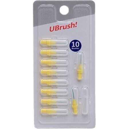 UBrush! - Interdentalzahnbürste - 0,6 mm gelb 1×10 Stück