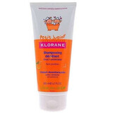 Șampon cu aromă de piersică Klorane Junior, 200 ml, Pierre Fabre