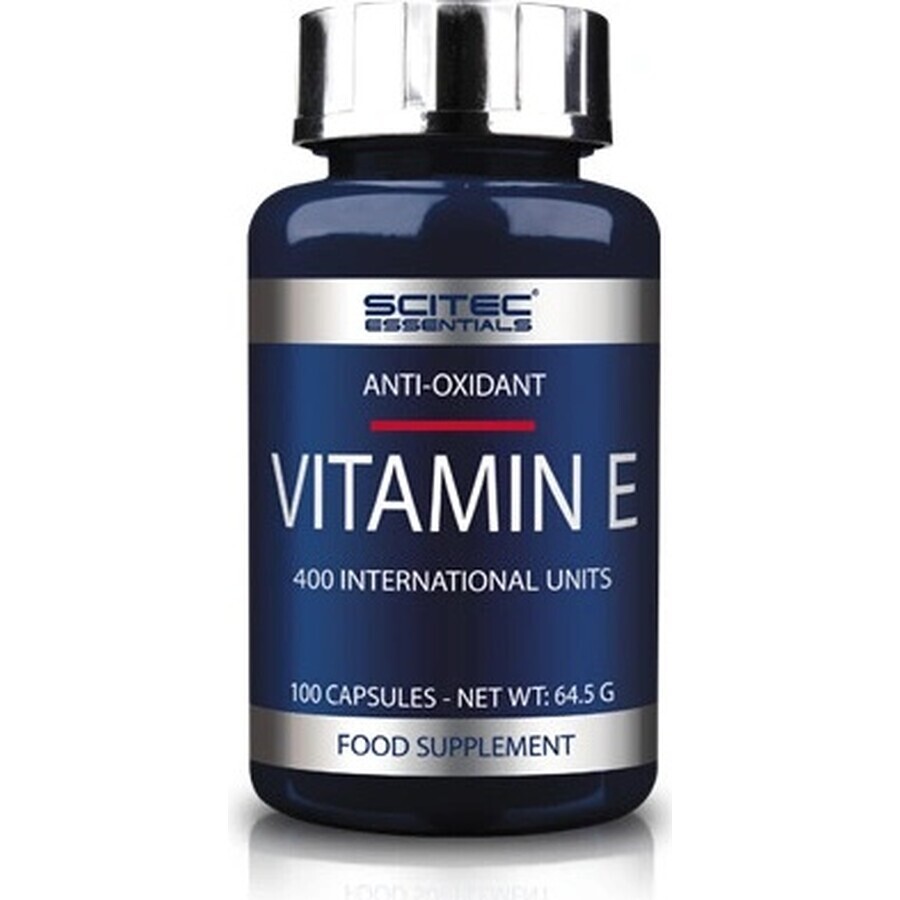 Scitec Nutrition Vitamin E 1×100 cps, food supplement