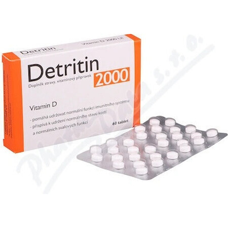 Detrical 2000 Vitamin D 1×60 tbl, Nahrungsergänzungsmittel