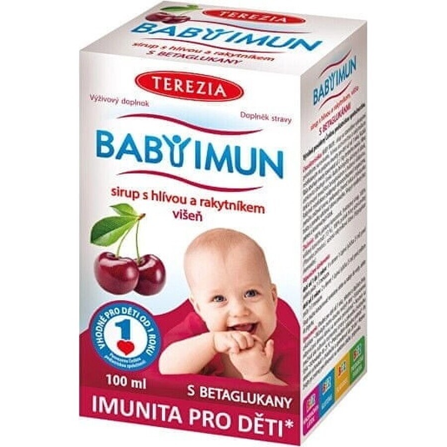 TEREZIA BABY IMMUN siroop met meidoorn en duindoorn 1×100 ml, voedingssupplement