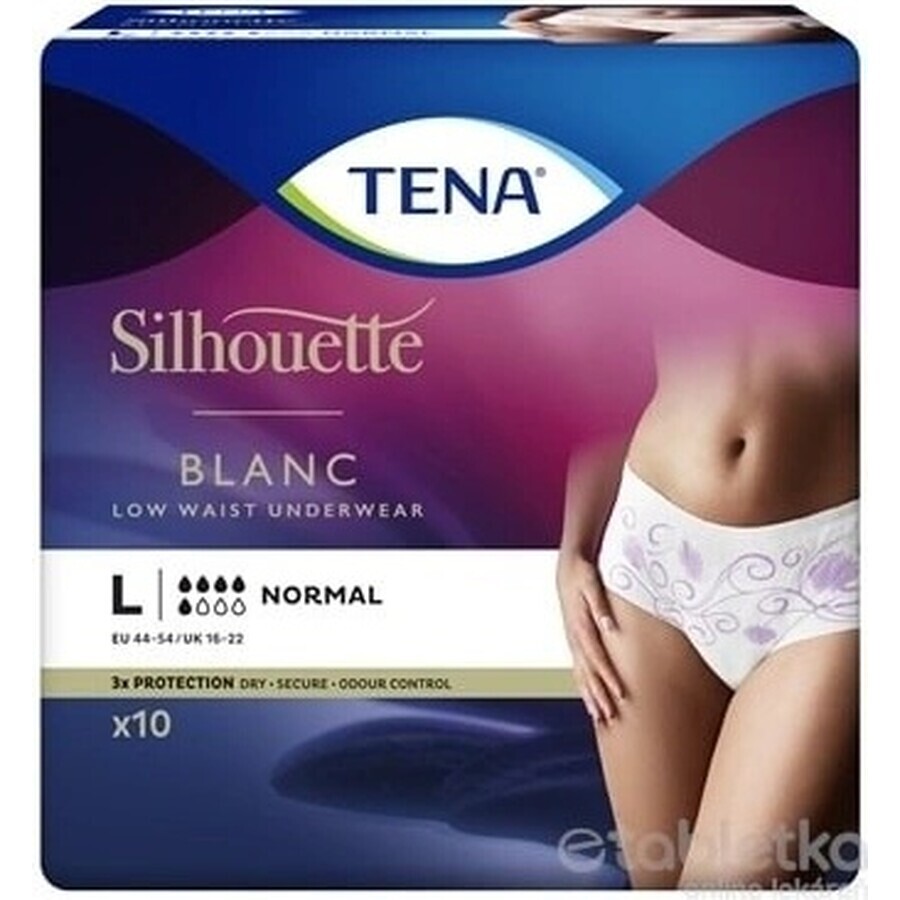 TENA Silhouette Normal L 1×10 Stück, Inkontinenzslips