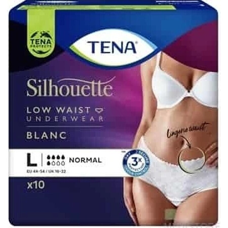 TENA Silhouette Normal L 1×10 Stück, Inkontinenzslips