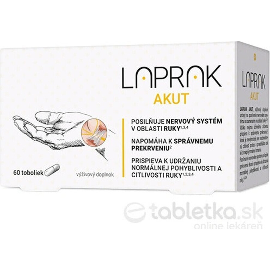 LAPRAK AKUT 1×60 tbl, voedingssupplement voor het zenuwstelsel