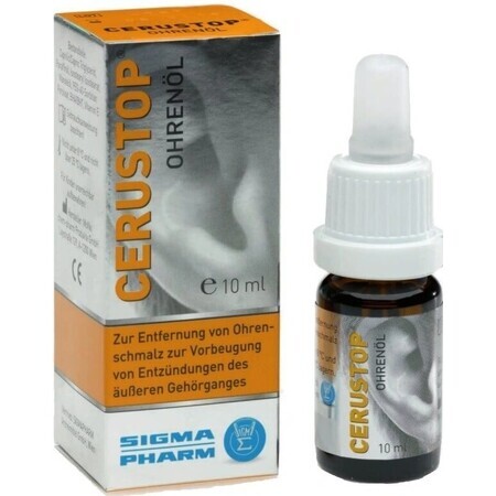 Cerustop ulei pentru urechi 1×10 ml, ulei oral