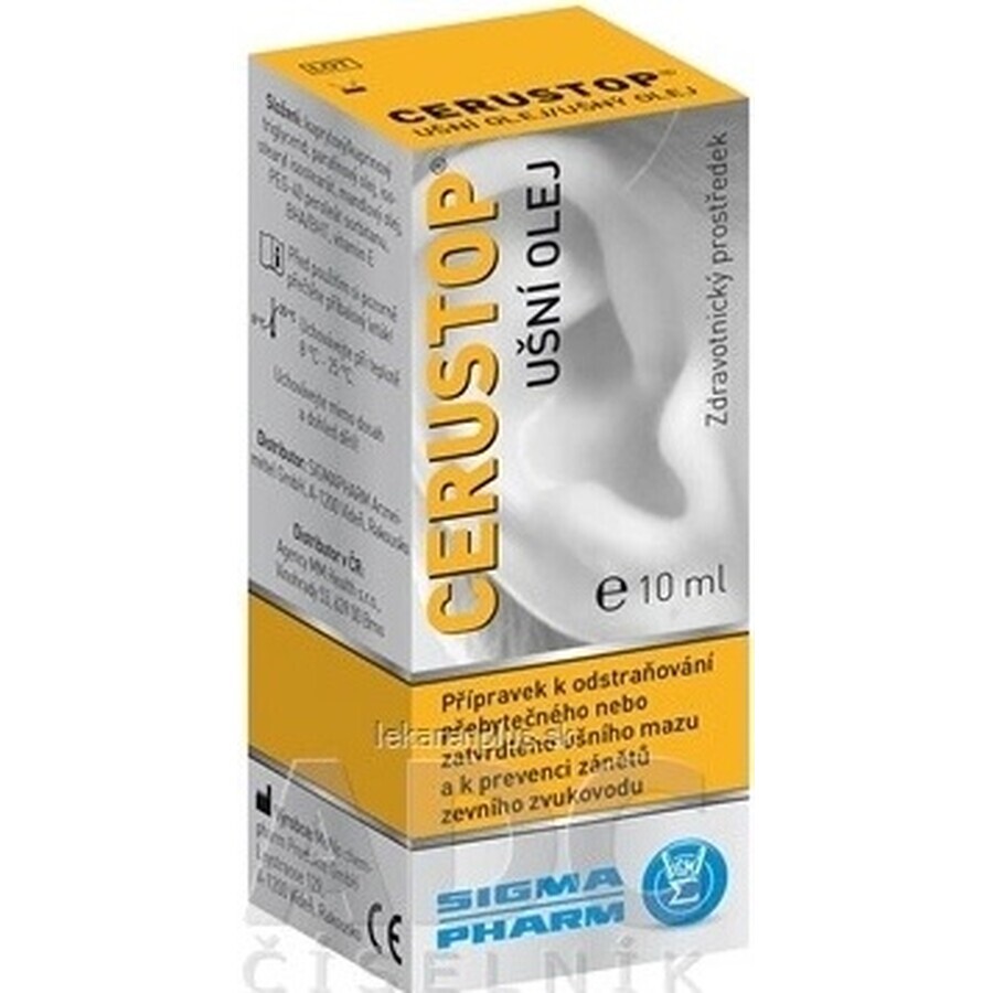 Cerustop ulei pentru urechi 1×10 ml, ulei oral