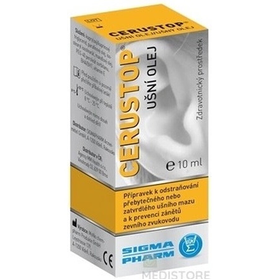 Cerustop ulei pentru urechi 1×10 ml, ulei oral