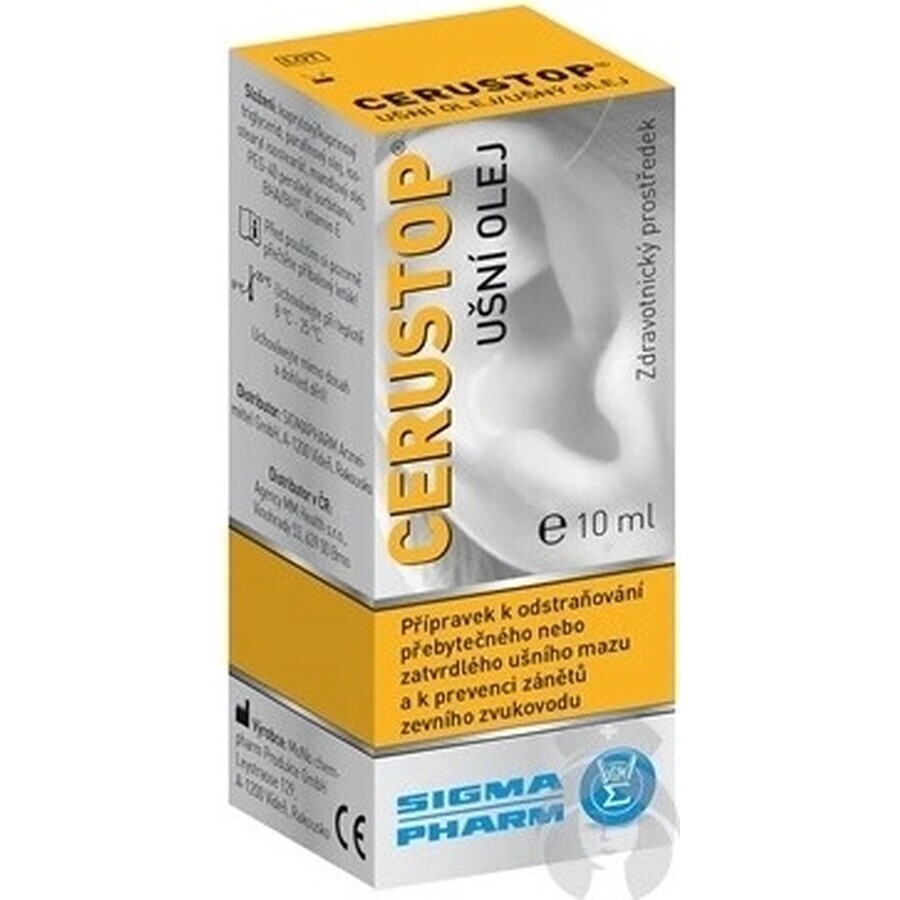 Cerustop ulei pentru urechi 1×10 ml, ulei oral