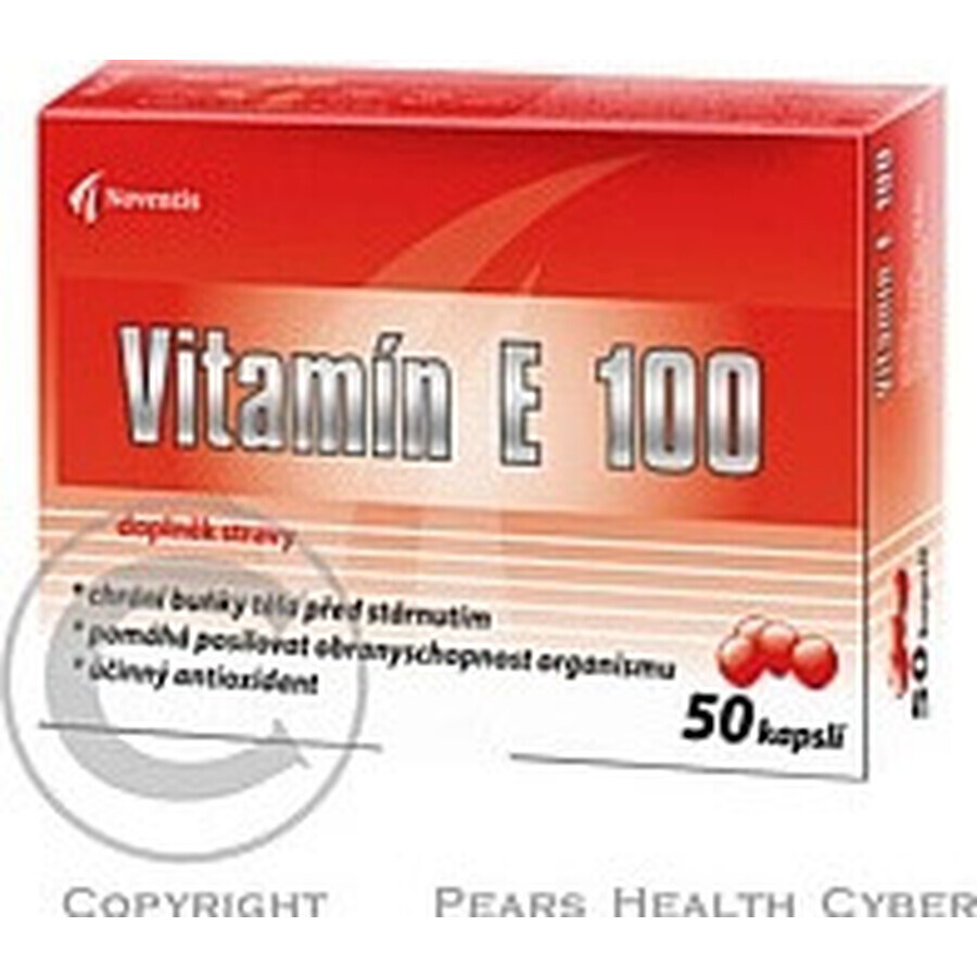 Noventis Vitamin E 100 2×25 cps, Vitamin E 100