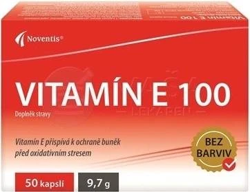 Noventis Vitamin E 100 2×25 cps, Vitamin E 100
