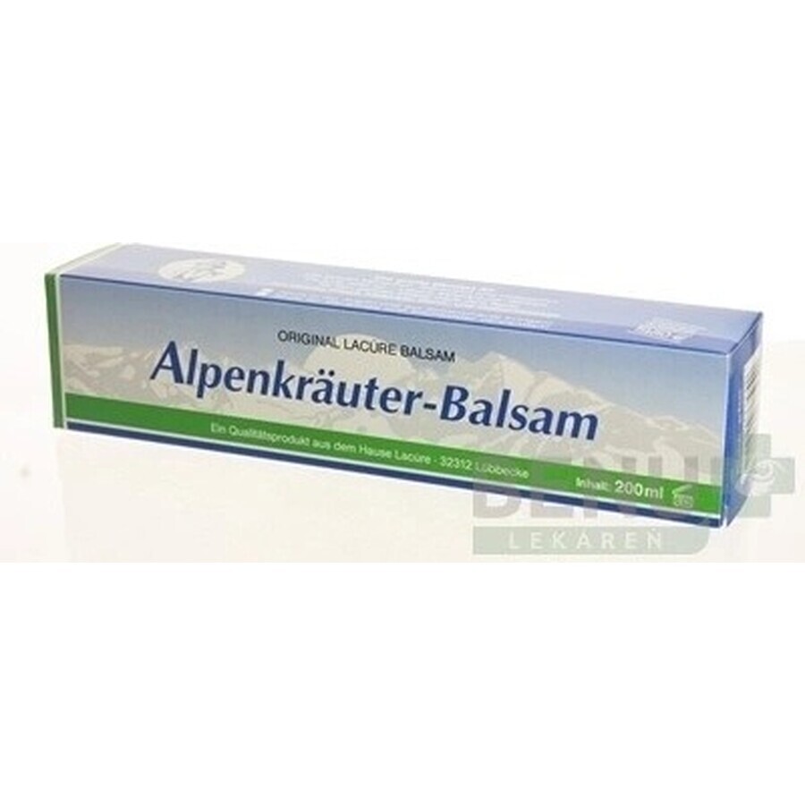 Primavera Alpenkräuter Balsam 1×200 ml, Alpine Herbal Balm