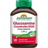 JAMIESON GLUCOSAMINE CHONDROITIN CHONDROITIN MSM 1300 mg 1×120 tbl, Nahrungsergänzungsmittel