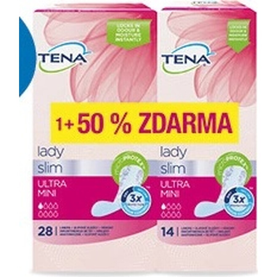 TENA Lady Slim Ultra Mini 1×42 pezzi, assorbenti igienici per incontinenza