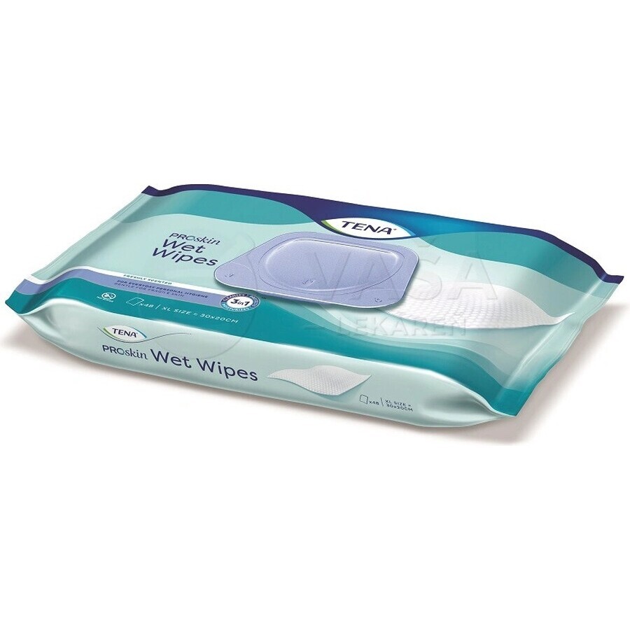 TENA Wet wipes 1×48 pcs, wet wipes