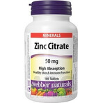 WEBBER NATURALS Zink 50 mg Citrat 1×180 tbl, Nahrungsergänzungsmittel