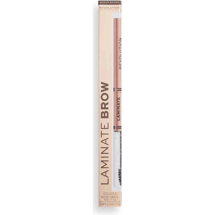 Revolution, Laminate Brow Dark Brown, 1×2.10 g, creion sprâncene
