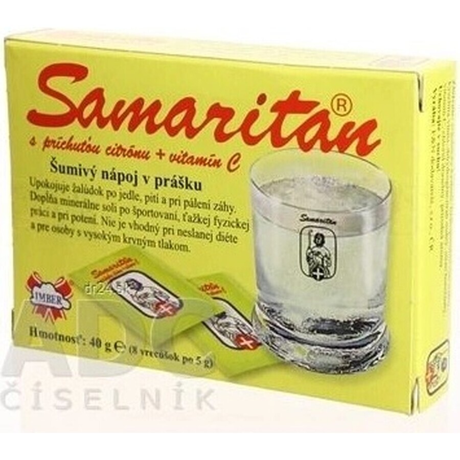 SAMARITAN al limone 8×5 pezzi, bevanda gassata