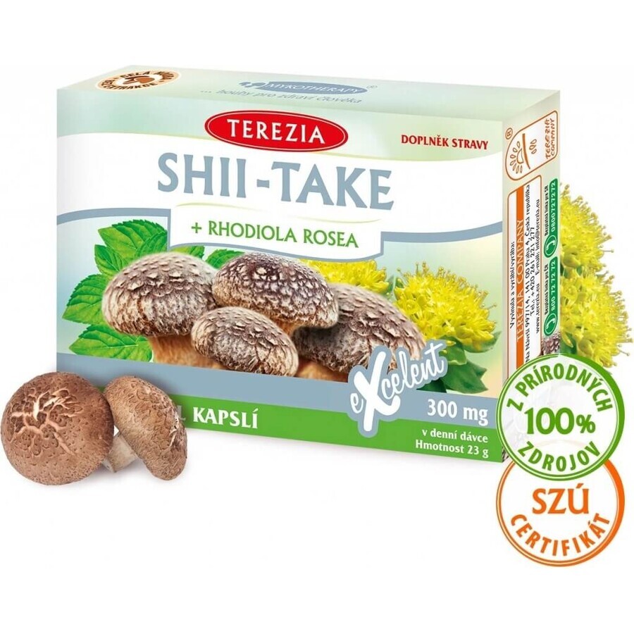 THEREZIA SHII-TAKE + RHODIOLA ROSEA 1×60 cps, complément alimentaire