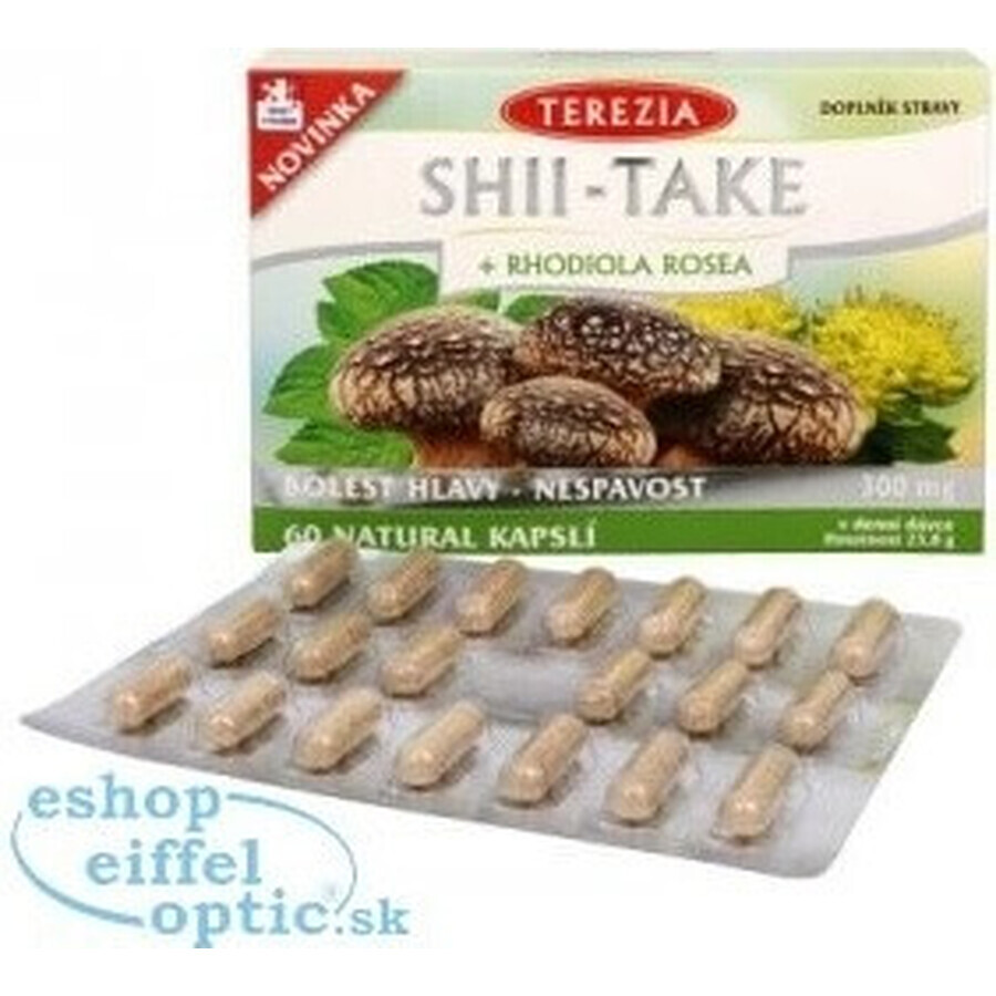 THEREZIA SHII-TAKE + RHODIOLA ROSEA 1×60 cps, complément alimentaire